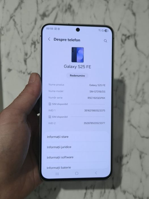 Vand/schimb Samsung S25 FE 128gb