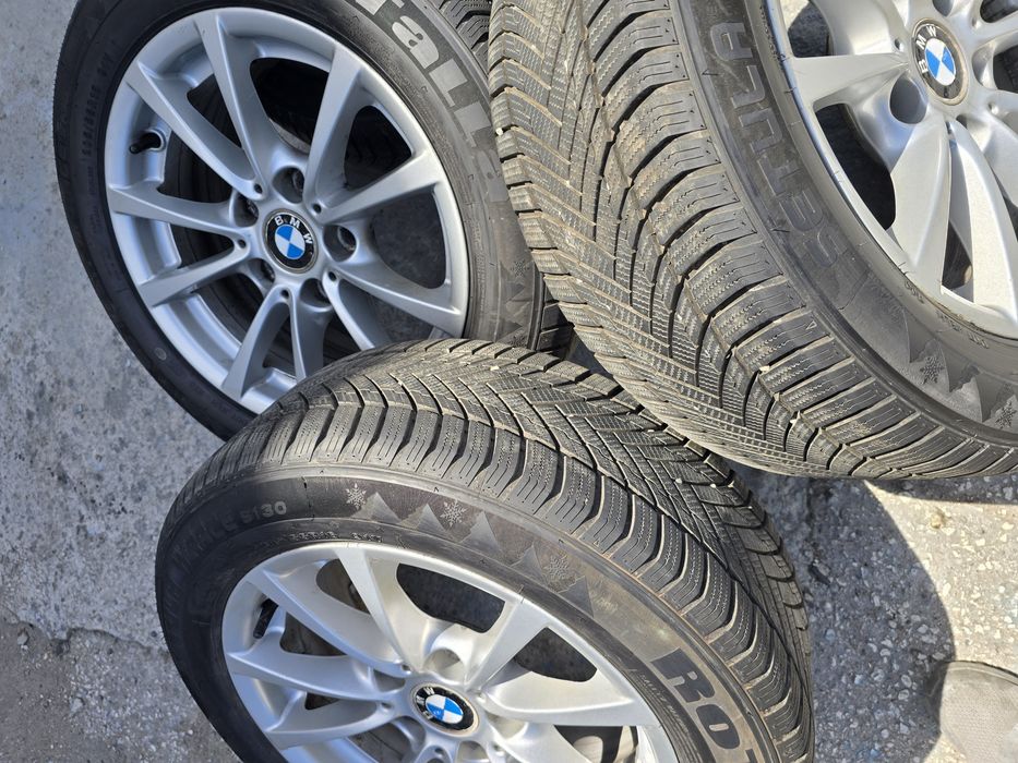 Оригинални  джанти за BMW ( 16 ')с почти нови зимни гуми! - 1 и 3 серия