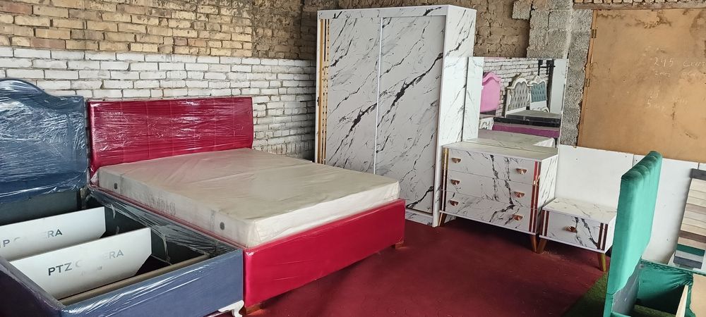 Aktsiya 100$.Krovat 160 li duvuhspalniy ishlab chiqaruvchidan arzon na