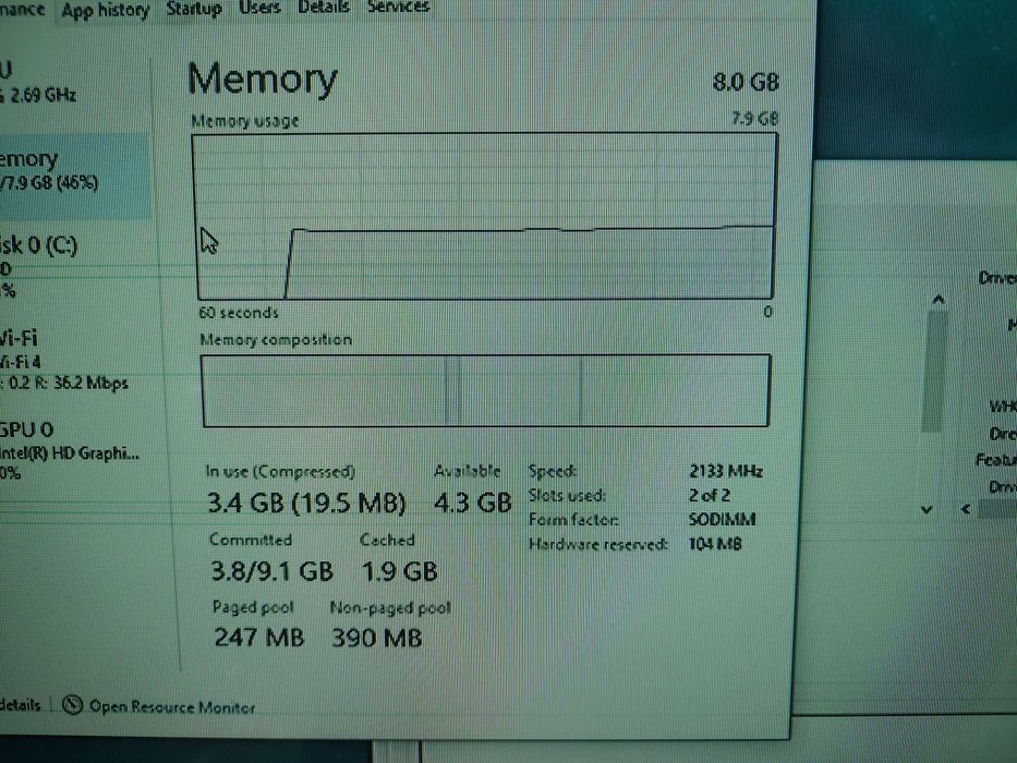 Sistem HP ProDesk 400 G2 Desktop Mini i5 6500T RAM 8GB SSD NVMe 256GB