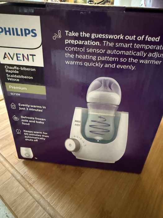 Philips Avent - затопляне на бебешко шише