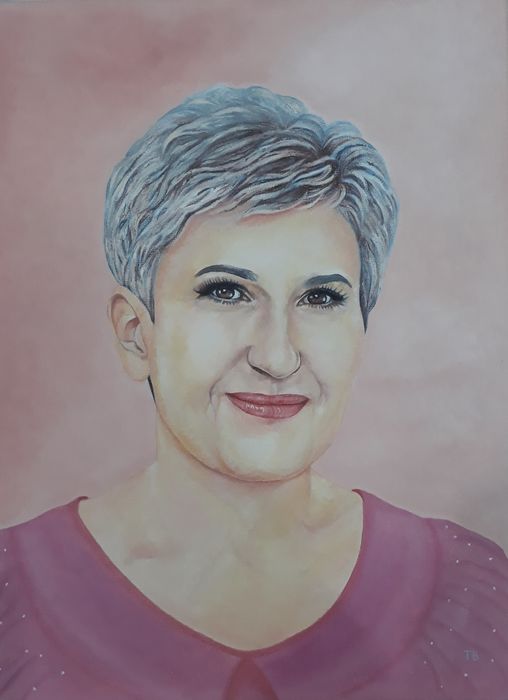 Портрет маслом на холсте