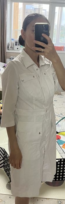 Белый халат размер S