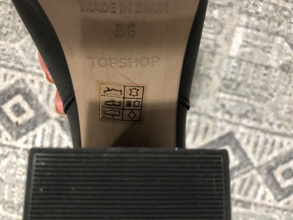 Botine Topshop, piele naturala, 36