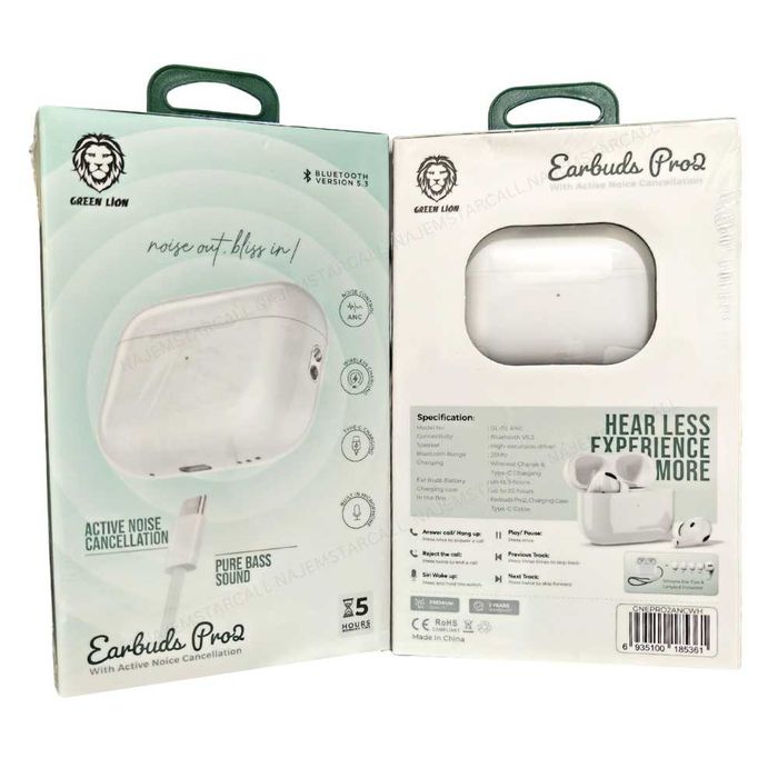 ДОСТАВКА! Наушники Green Lion Earbuds Pro 2 ANC