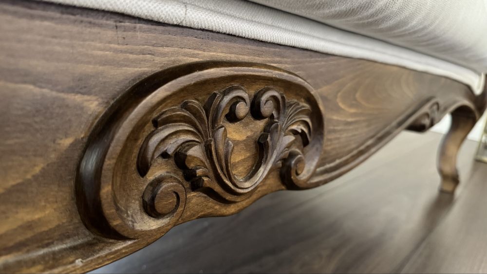 ‼️Нова цена‼️Луксозен класически диван Честърфийлд с дървена рамка