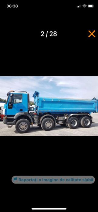 Inchirieri basculanta 8x4, buldoexcavatoare si basculanta 3,5 tone.
