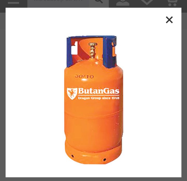 Butelie butan gaz propan pentru motostivuitor