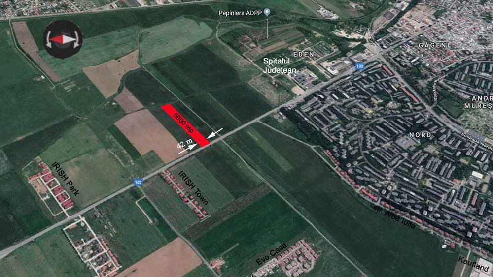 *Teren intravilan 5000mp-zona Spitalul Judetean Ploiesti*