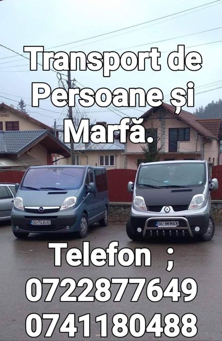 Transport de Persoane și Marfă în Regim Privat & Închirieri Auto 24/24