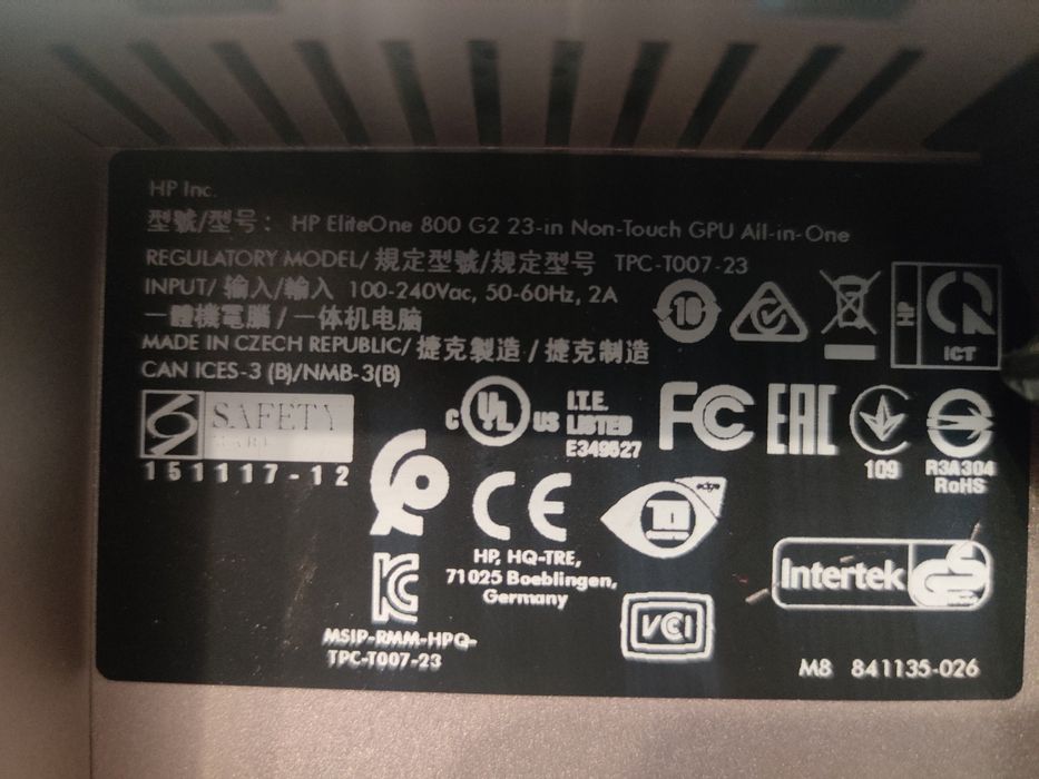 Продам Моноблок HP EliteOne 800 G2 23