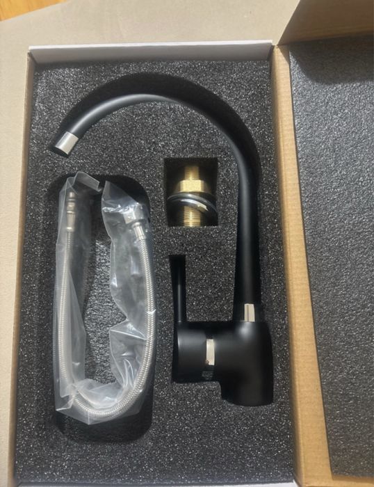 Baterie bucatarie neagra