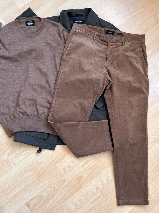 Massimo Dutti кафеви елегантни мъжки джинси 33номер