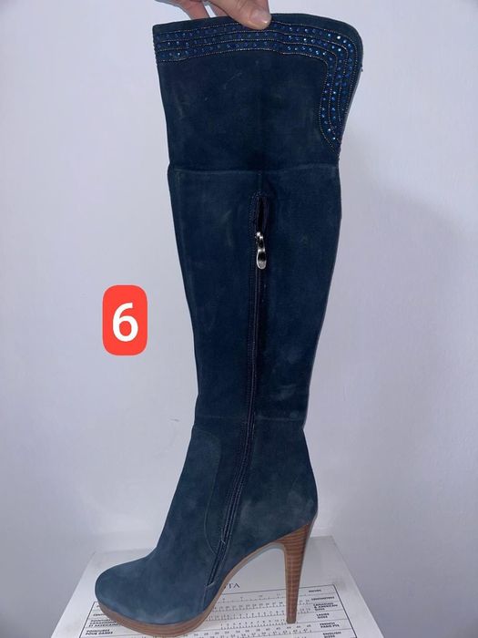 Новые Сапоги натуральная замша