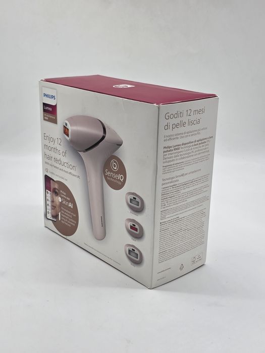 Aparat de epilare Philips Lumea IPL seria 9900 cu tehnologie SenseIQ ș