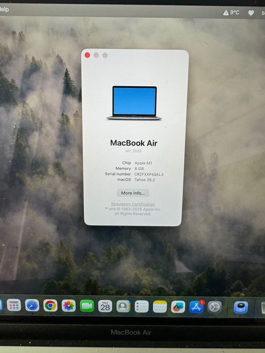 MacBook 13 256 BG M1 2020