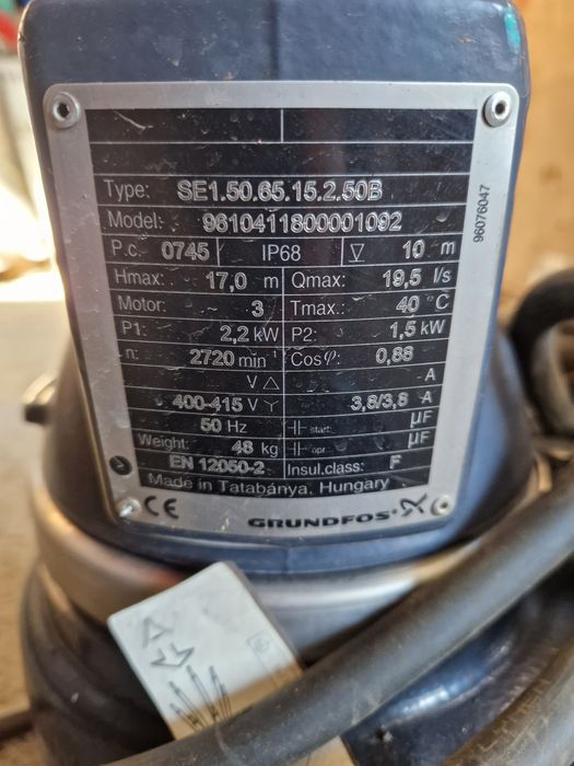 Насос дренажный Grundfos