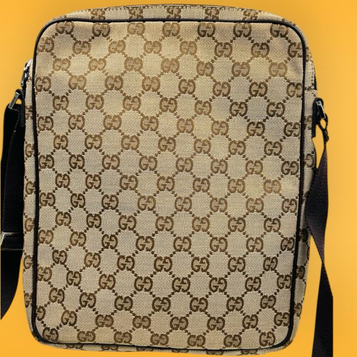 Gucci GG Canvas Shoulder Bag мъжка чанта за през рамо