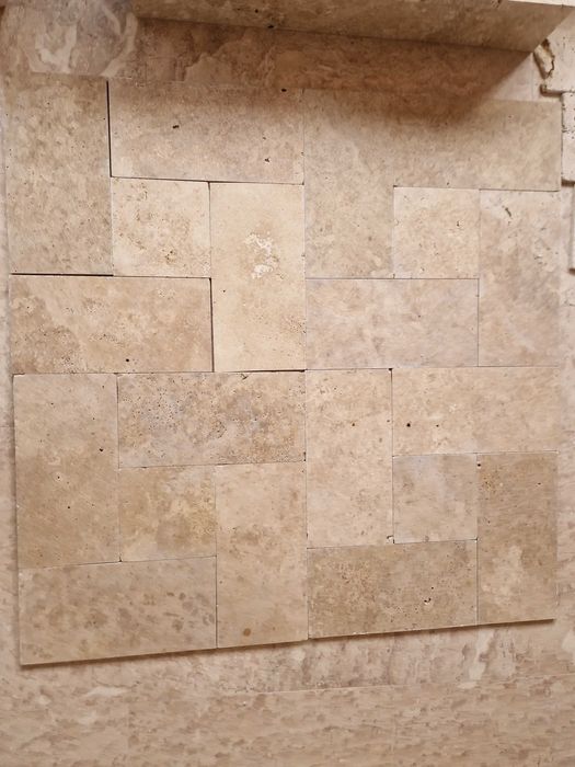 Травертин кафяв 1.2/40.6/20.3 и 1.2/20.3/20.3 - 41 лв.м2 с ддс