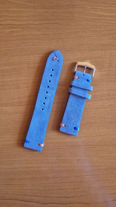 Curea ceas 20 sau 22 mm piele intoarsa sport