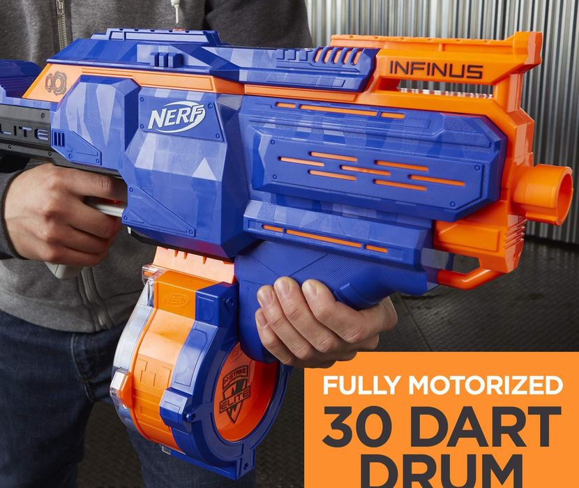Автоматический Nerf infinus в хорошем состоянии.