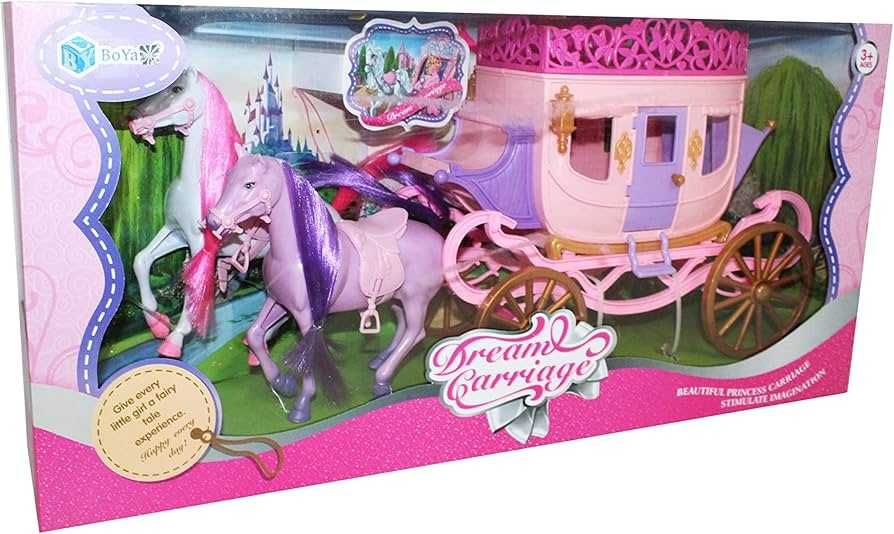 Каляска карета с два коня