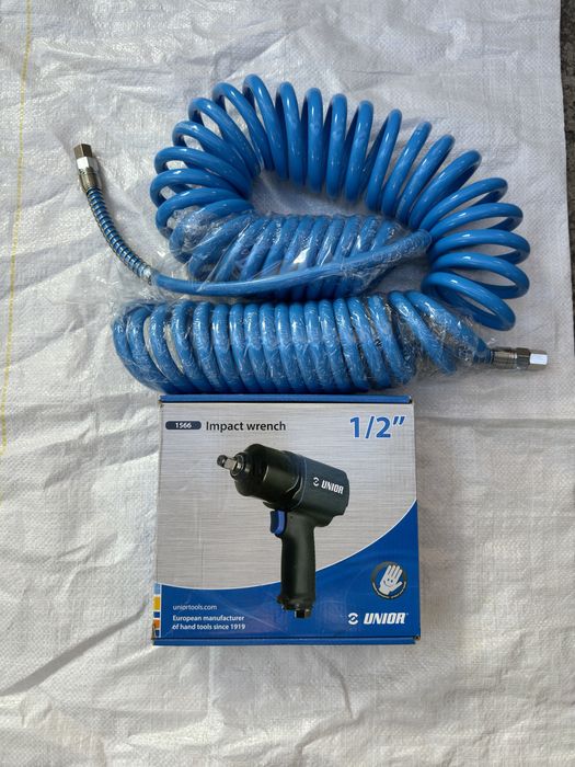 Unior 1566 pistol pneumatic reversibil de impact variabil furtun pneum