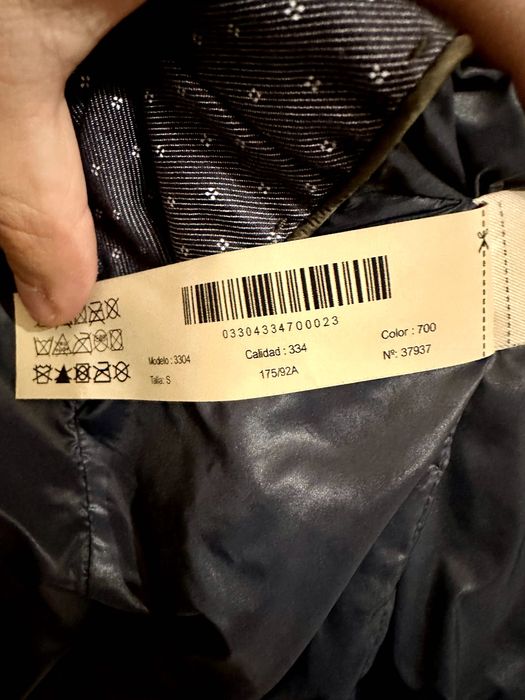 Ново мъжко яке от естествена кожа  Massimo Dutti