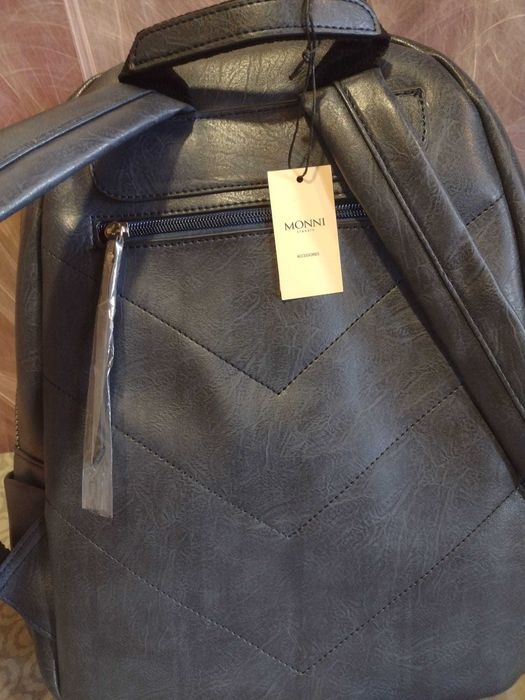 Нова Луксозна кожена раница