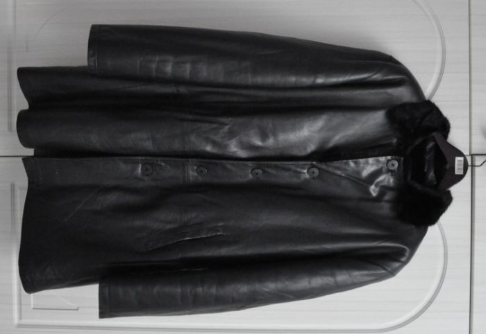 Мужская кожаная дубленка