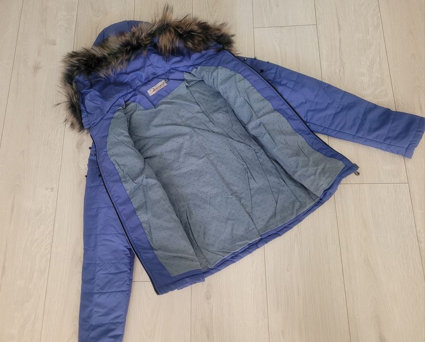 Дамско яке в син цвят