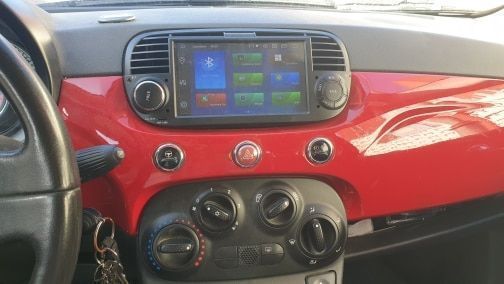 Fiat 500 Multimedia 2007-2014 Андроид Мултимедия , 9159 /9160