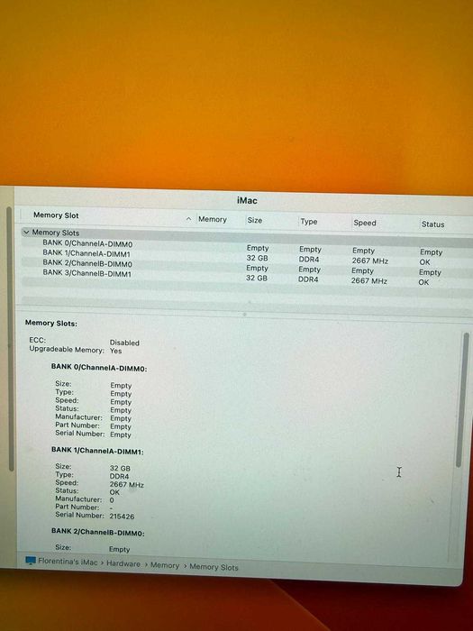 iMac 27" QC Retina 5K - Mar2019