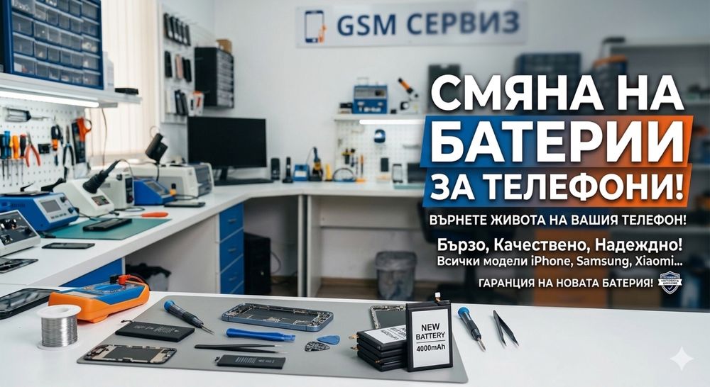 Смяна на батерии на телефони