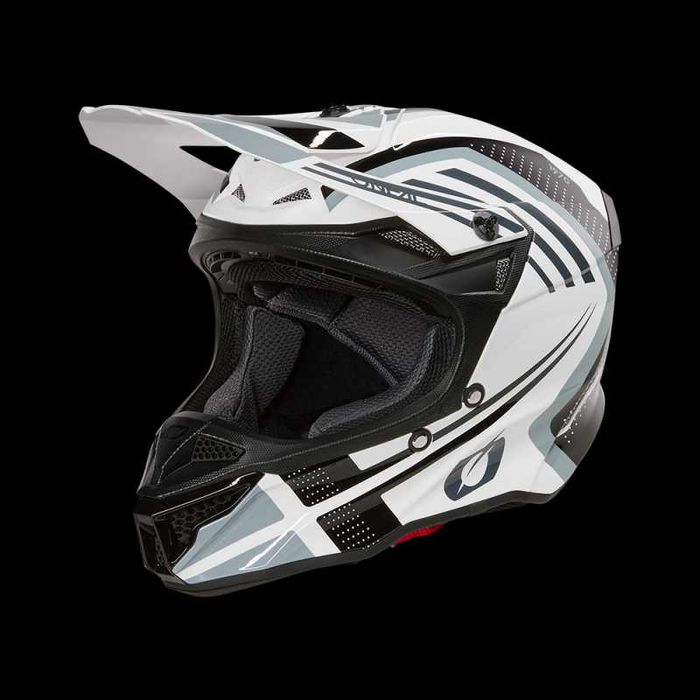 Мотокрос каска 5SERIES POLYACRYLITE SPIKE White/Black V.25