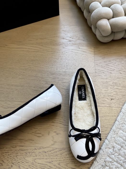 Balerini Chanel cu blana