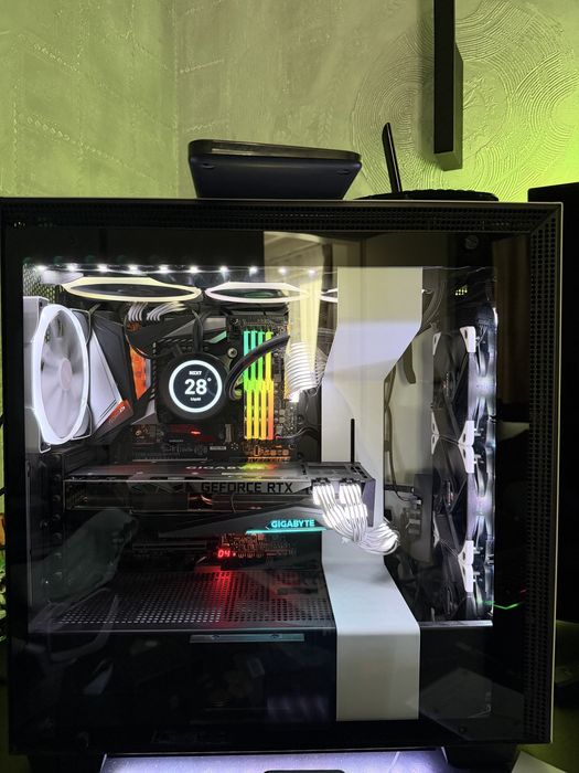 PC Gaming RTX 3080 12GB 384-bit/ i9 5.1GHz (all cores) / Racire apa cu LED NZXT Kraken X73 / Ultra Silent - 0dB idle / High-End