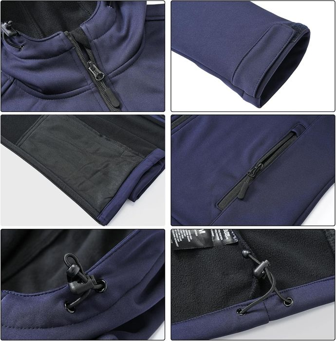 Леко дамско яке с качулка Softshell ATLASLAVA - идеално за бягане и ту