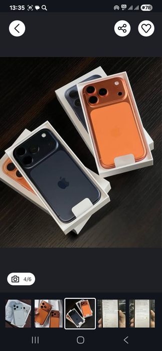 iPhone XR 17 Pro 256ГБ Новые оргинал