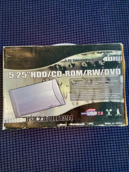 rack 5,25 pentru dvd extern