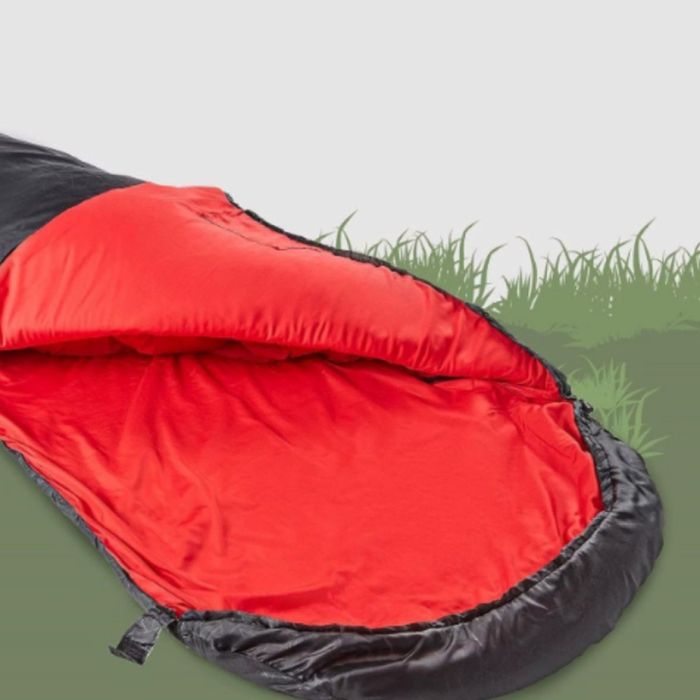 Лек летен спален чувал Living & Garden в син и червен цвят