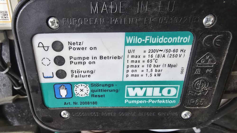 Pompa electrica  automatizare