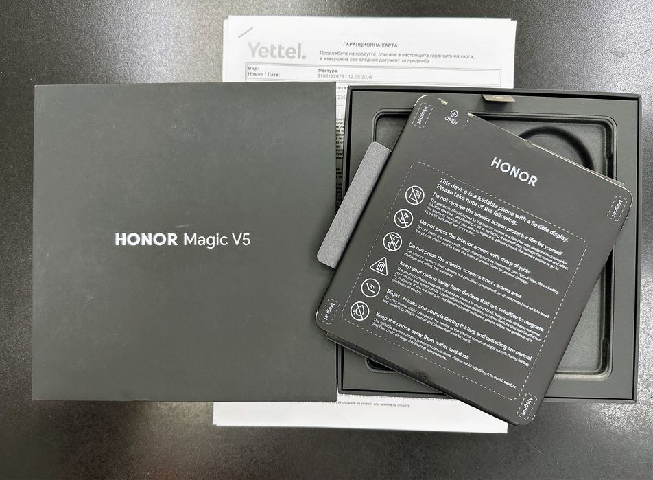 Honor Magic V5 нов 36м. гаранция 512GB 16GB RAM