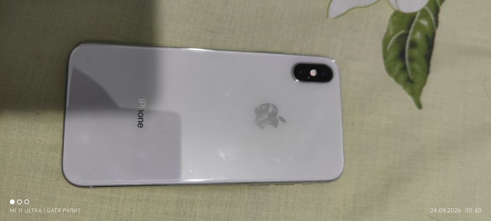 Обмен с доплатой iPhone X,память 256гб
