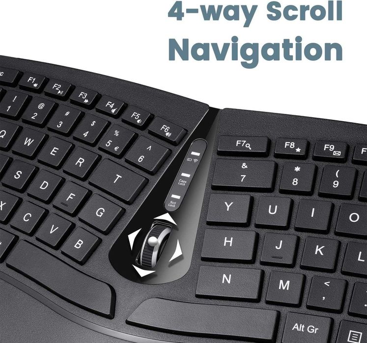 Set tastatura si mouse wireless, Perixx, Periduo-606,Negru,sigilat