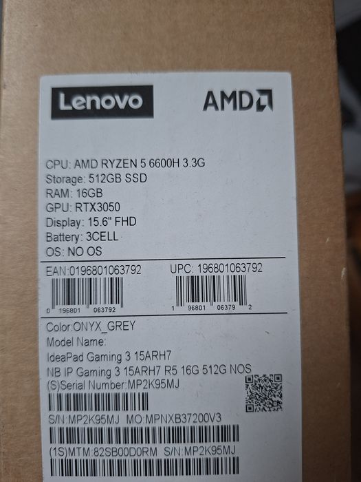 Lenovo Idea Pad 3 Gaming