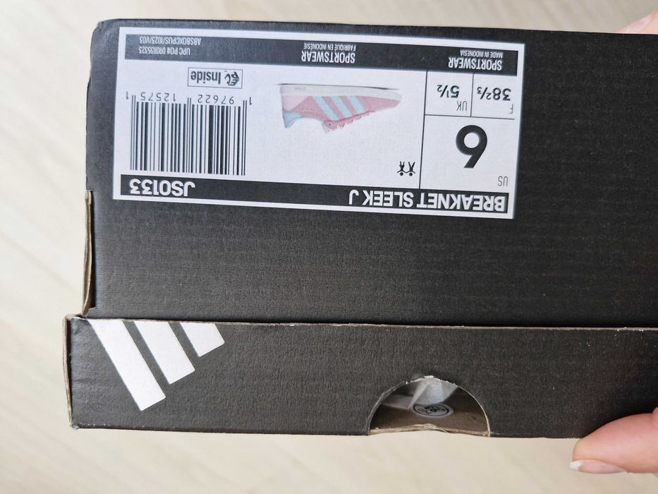Adidași tenisi sneakersi Adidas din piele întoarsă autentică