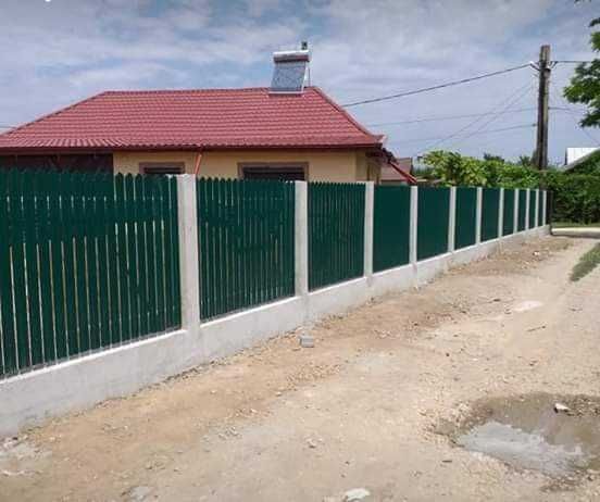 Garduri si porti stil jaluzea, sipca metalica, tabla cutata