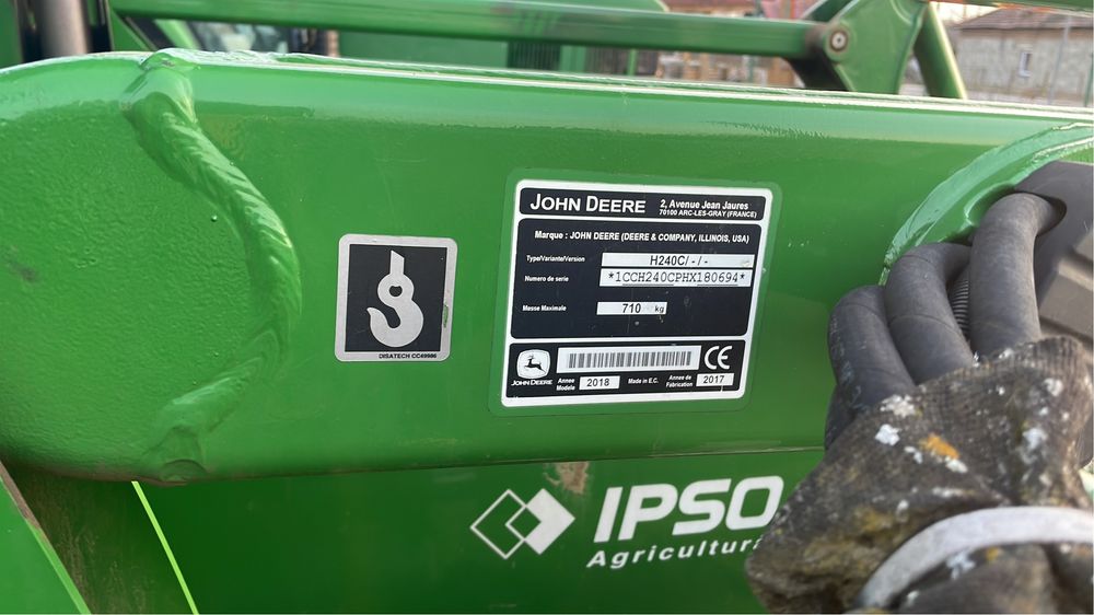 2018 John Deere 5065e cu incarcator 1700 ore