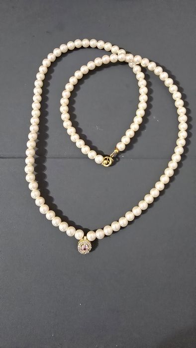 Perle de cultura cu argint placat cu aur